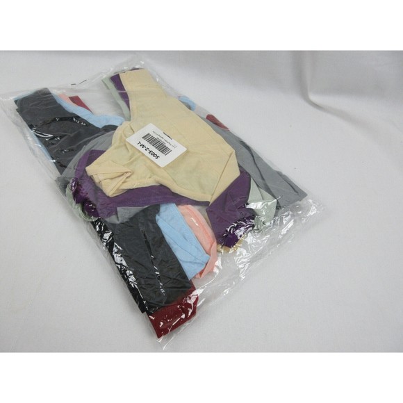 Women's Thong Panties Pack of 10 Assorted Colors Size M-L (L) - Picture 4 of 5